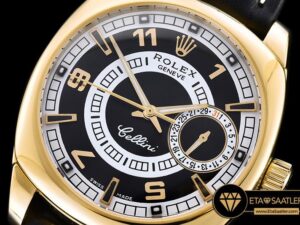 ROLCEL071F - Cellini Date YGLE BlkWht NumSticks Asia 2824 - 05.jpg